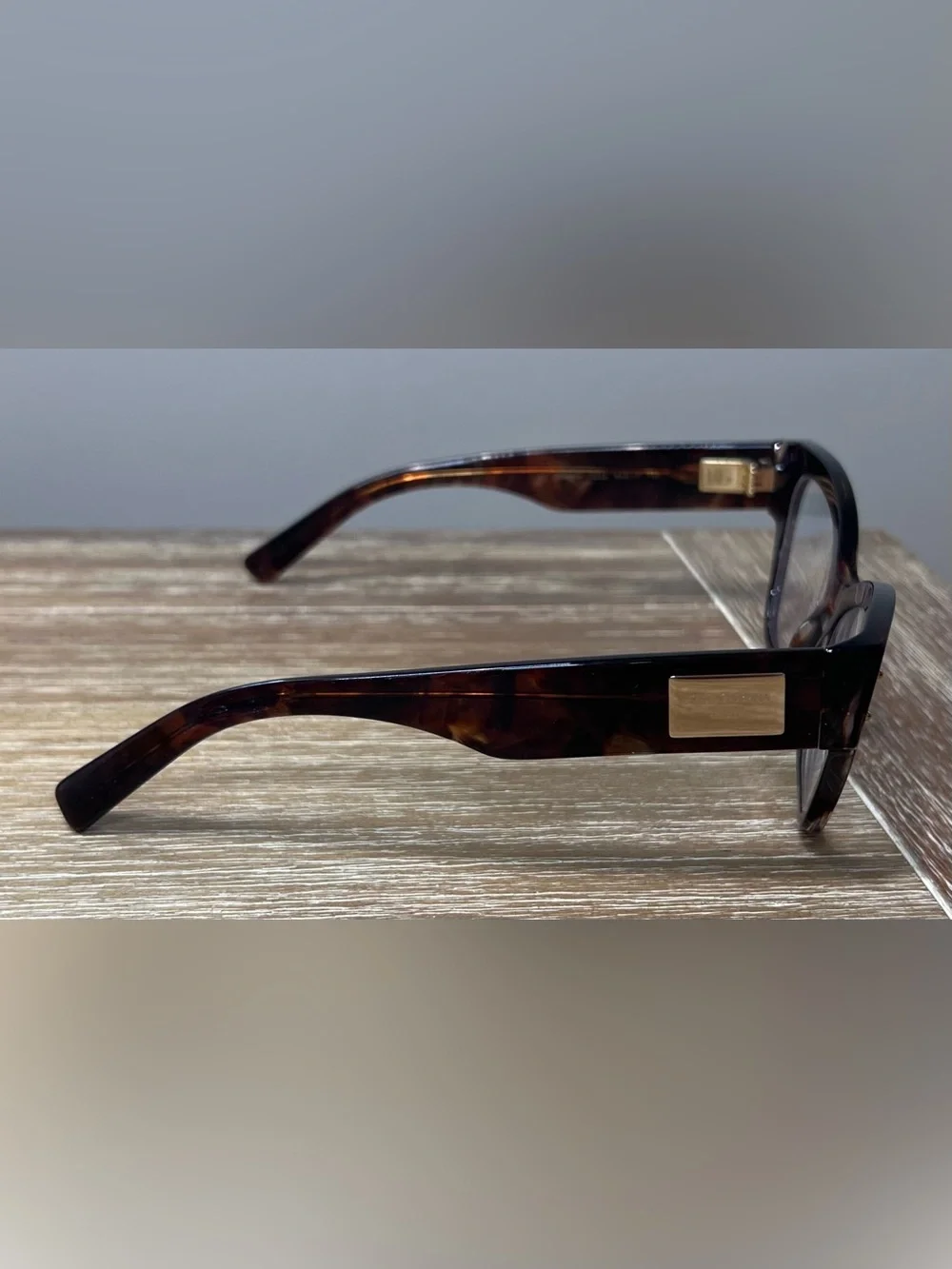 Dolce & Gabbana Dark Red Havana Tortoiseshell Glasses with Case